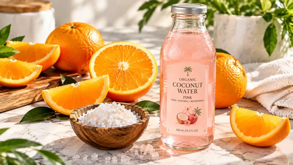 The pure, organic ingredients required to make a highly effective DIY adrenal cocktail recipe for cortisol balance and mineral replenishment.